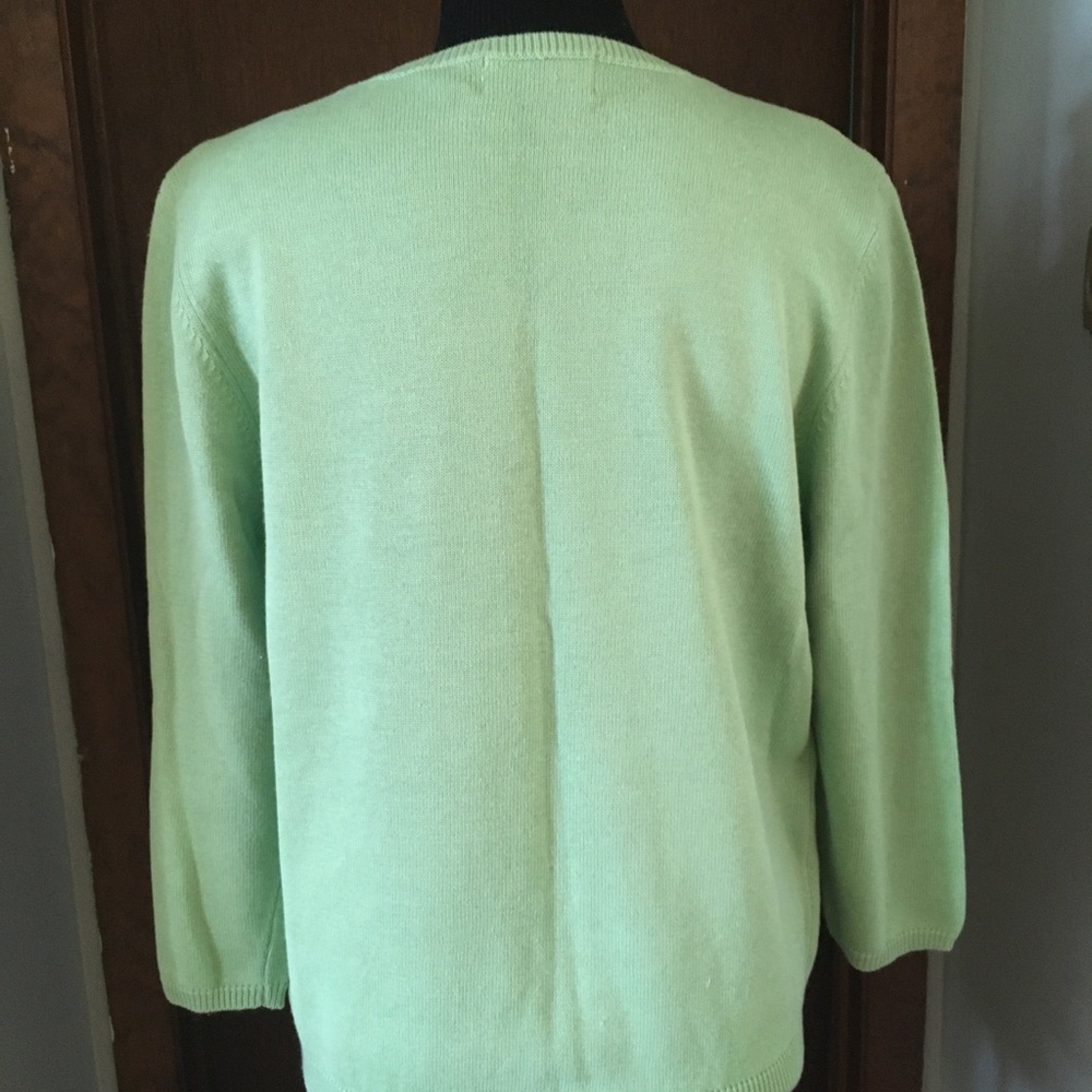Alfred Dunner Butterfly Flower Sweater Size Small - Picture 4 of 8